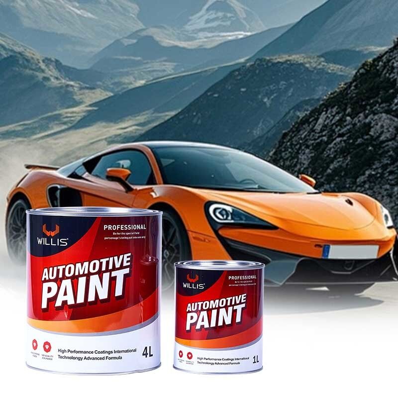 Hoogwaardige WILLIS Fabriek Groothandel Acryl 2K Auto Verf Verfijnen Hars Liquid Spray Coating Pigment Hoofdgrond Plastic Coating