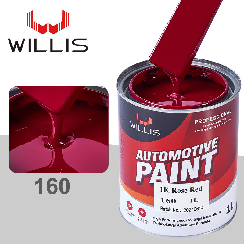 Fabriek directe verkoop WILLIS 1K Kleurverf Vloeibare coating voor auto boot verf Automotive reparatie basecoat Refinish Plastic coating
