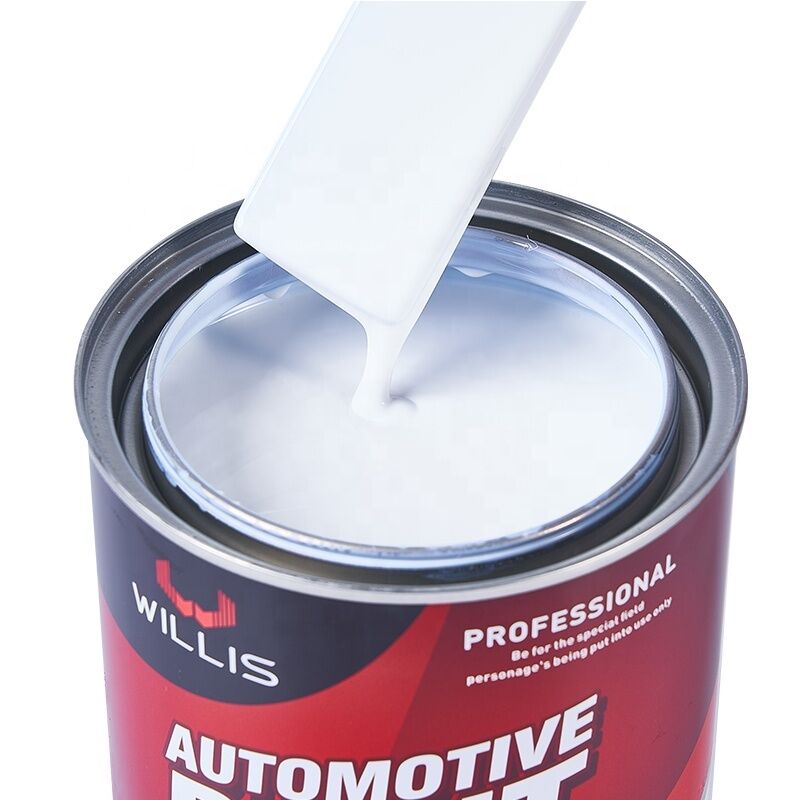 1K Transparante witte verf voor auto's Eencomponente Acrylhars Vloeibare verf voor auto's