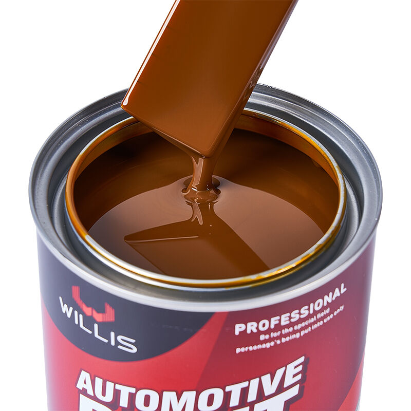 1K Transparante IJzergele Grondlak Autolak Acrylhars Vloeibare Coating voor Auto-herstel OEM Beschikbare Autolak Verdunner