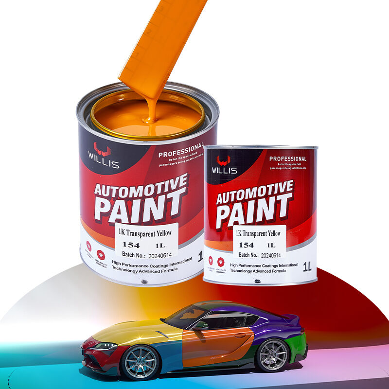Makkelijk Pools Auto Verf Beschermingscoating Goed hechtingsvermogen Basiscoat voor auto's Automotive Refinish Vloeibare coating