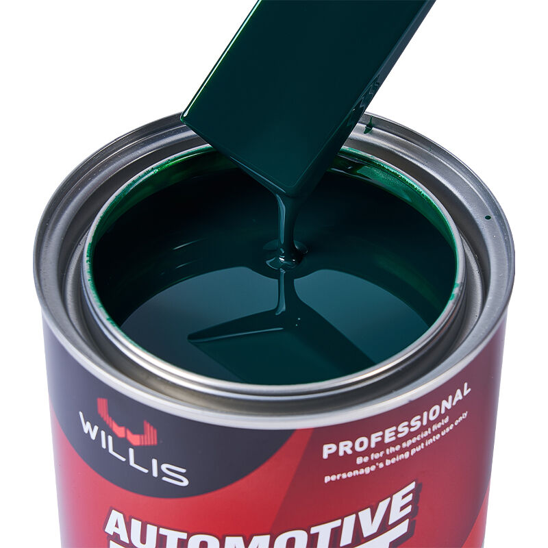 1K Gouden Groene Autospraylak Eéncomponent Acrylhars Vloeibare Autolak Effen Kleur 1K Kleurlak China