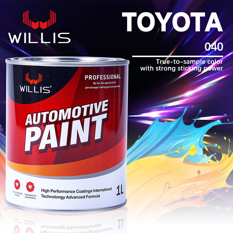 Aanpasbare kleur Hoge glans Snelle drooging 2K vaste verf voor automotive afwerking en auto touch-up
